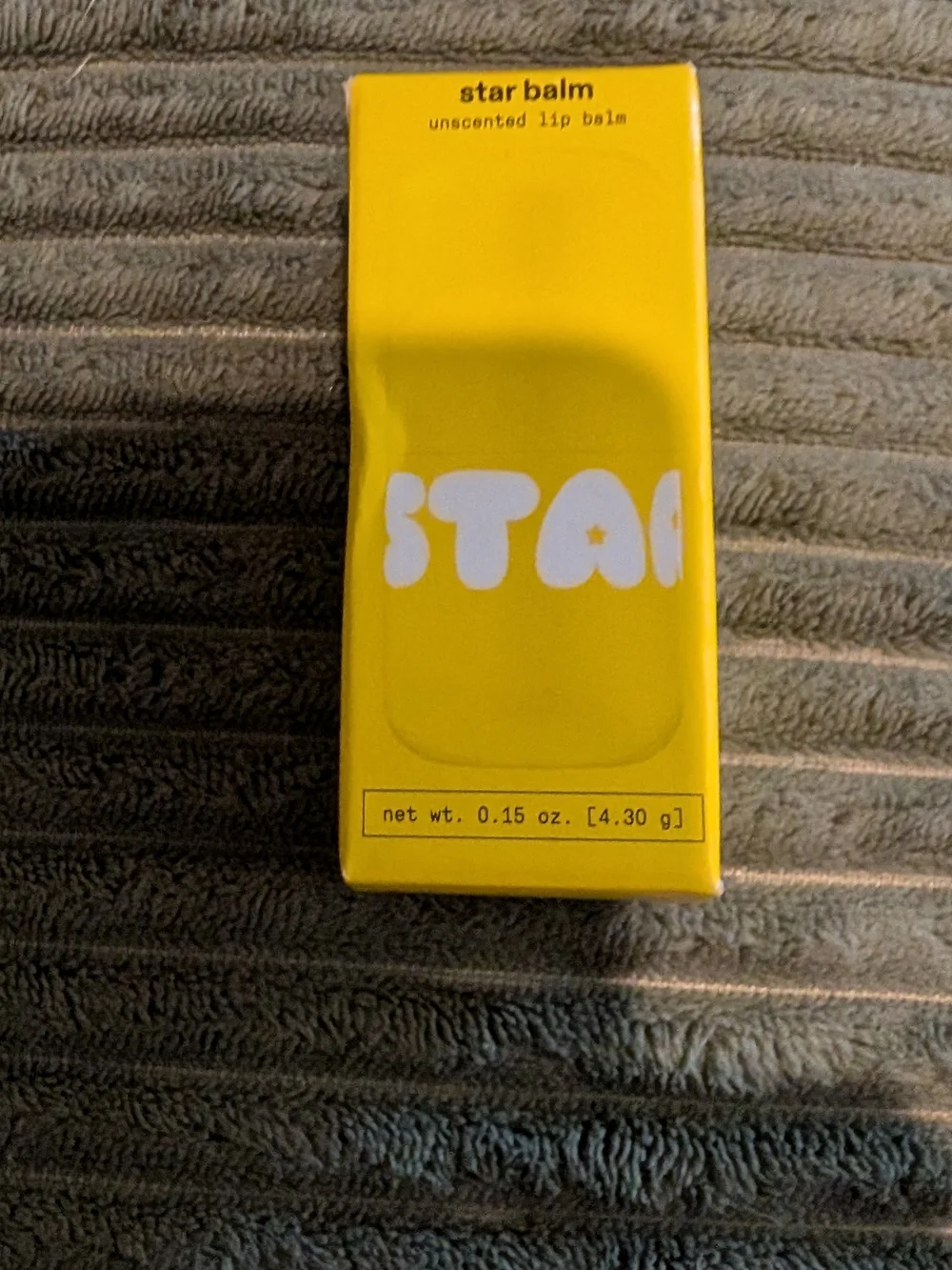 🦋 Star Balm Unscented Lip Balm - Yellow